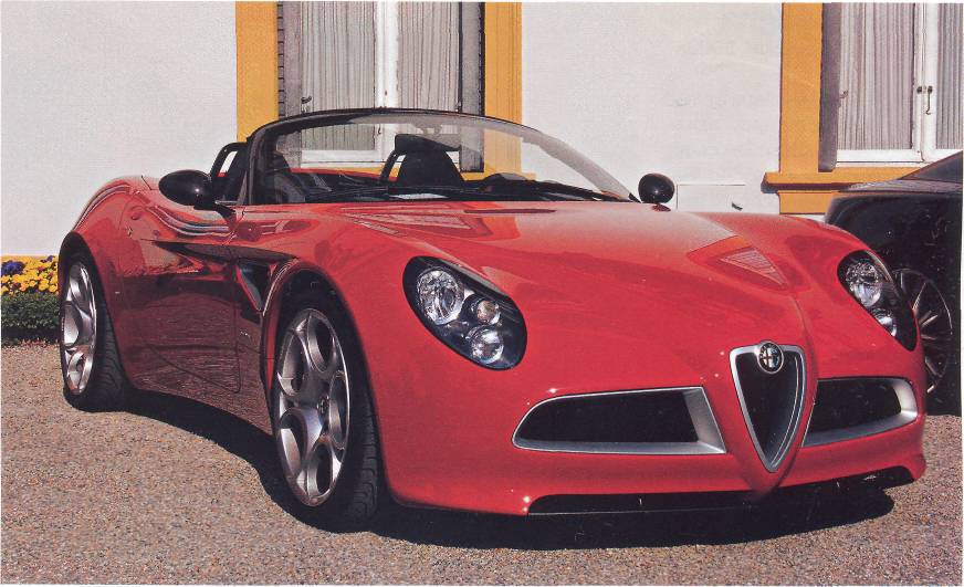 Alfa Romeo 8C Spider - фото, описание, характеристики